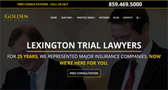 Desktop Screenshot of goldenlawoffice.com